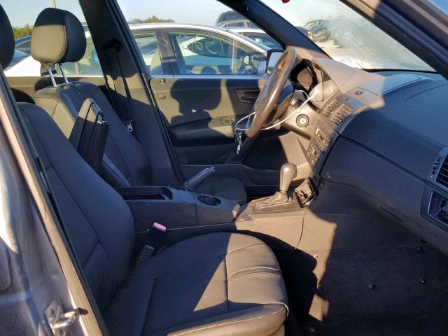 WBXPA93414WA66337 - 2004 BMW X3 3.0I SILVER photo 5