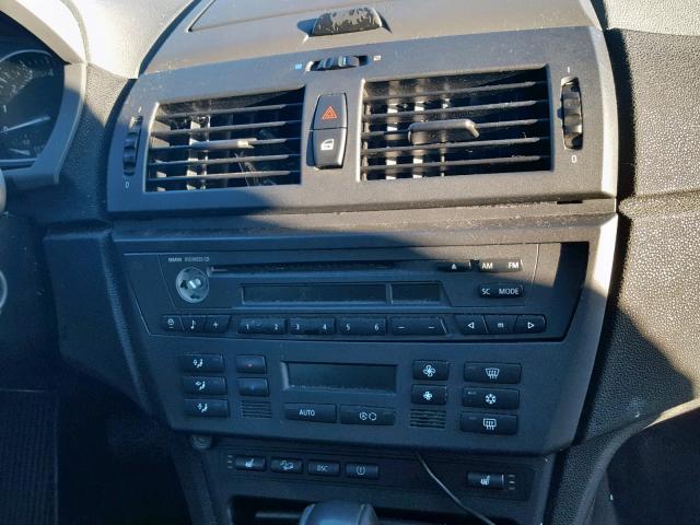 WBXPA93414WA66337 - 2004 BMW X3 3.0I SILVER photo 9