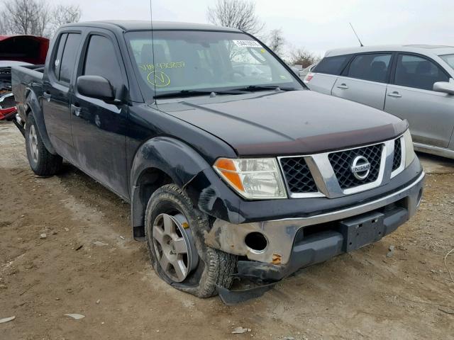 1N6AD07W97C430859 - 2007 NISSAN FRONTIER C BLACK photo 1