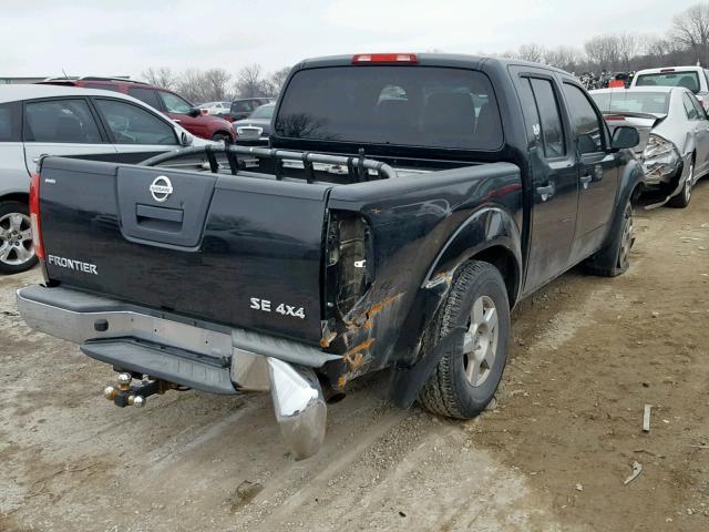 1N6AD07W97C430859 - 2007 NISSAN FRONTIER C BLACK photo 4