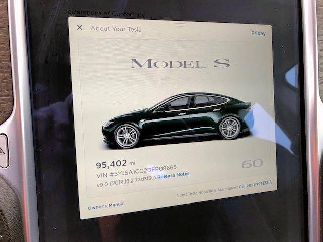 5YJSA1CG2DFP08665 - 2013 TESLA MODEL S GREEN photo 8