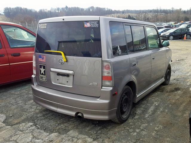 JTLKT334554029580 - 2005 TOYOTA SCION XB Күміс фото 4
