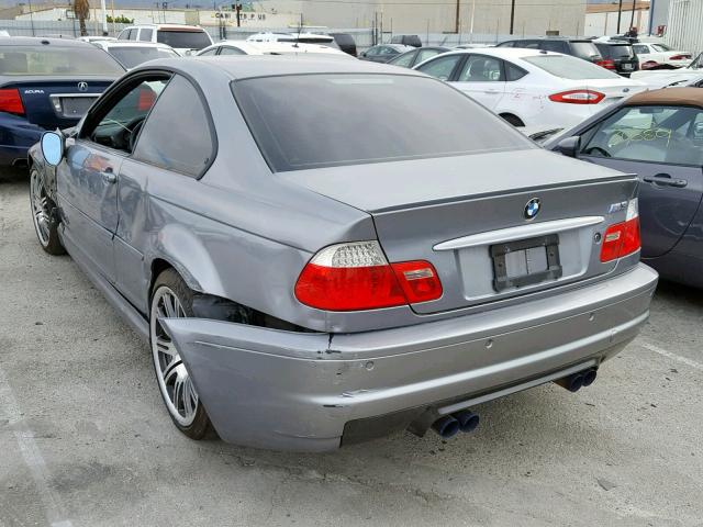 WBSBL93435PN61478 - 2005 BMW M3 SILVER photo 3