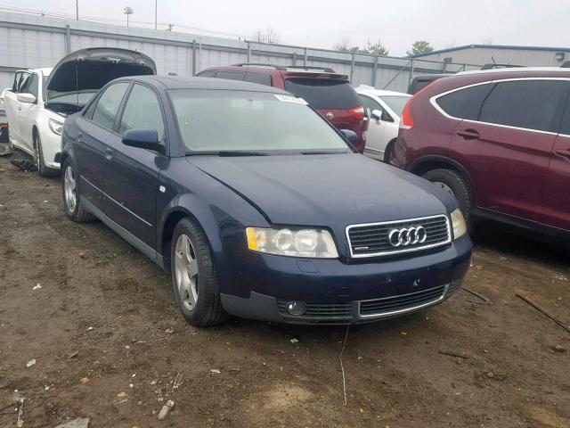 WAULC68E44A093674 - 2004 AUDI A4 1.8T QU BLUE photo 1