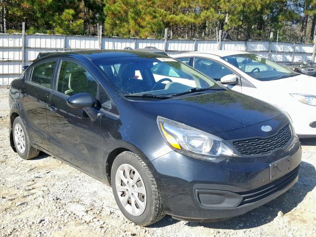 KNADM4A3XE6325617 - 2014 KIA RIO LX BLACK photo 1