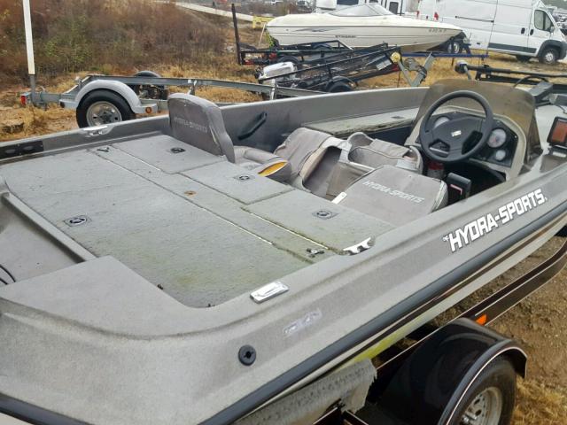 HSX6Z142G596 - 1996 BOAT W/TRAILER GRAY photo 9