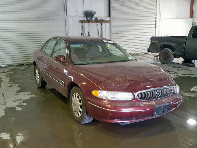 2G4WS52J711146307 - 2001 BUICK CENTURY CU BURGUNDY photo 1