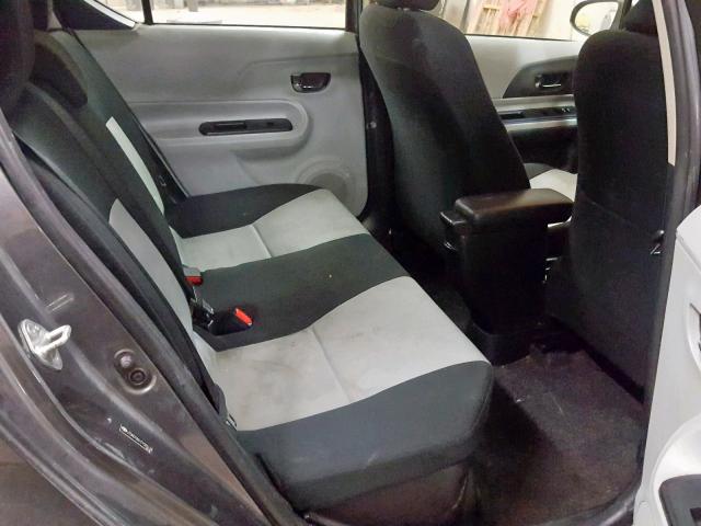 JTDKDTB31C1023128 - 2012 TOYOTA PRIUS C GRAY photo 6