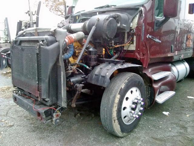 1XKTDB9X03J396687 - 2003 KENWORTH CONSTRUCTI MAROON photo 9