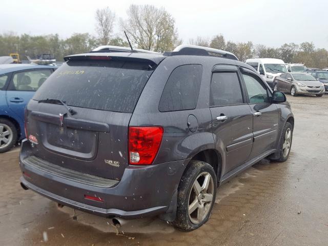 2CKDL537086010635 - 2008 PONTIAC TORRENT GX GRAY photo 4