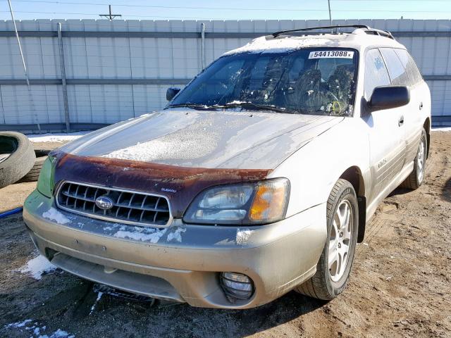 4S3BH675337617085 - 2003 SUBARU LEGACY OUT SILVER photo 2