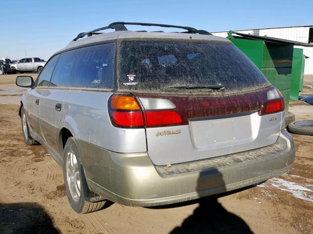 4S3BH675337617085 - 2003 SUBARU LEGACY OUT SILVER photo 3