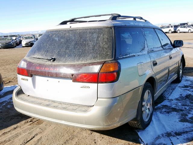 4S3BH675337617085 - 2003 SUBARU LEGACY OUT SILVER photo 4