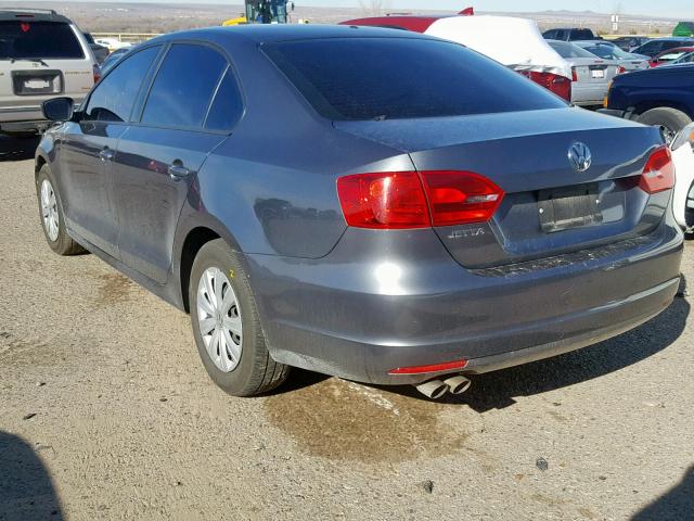 3VW2K7AJ4DM290519 - 2013 VOLKSWAGEN JETTA BASE Սև լուսանկար 3