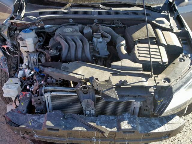 3VW2K7AJ4DM290519 - 2013 VOLKSWAGEN JETTA BASE Սև լուսանկար 7