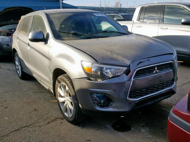 4A4AP3AU5EE007130 - 2014 MITSUBISHI OUTLANDER GRAY photo 1