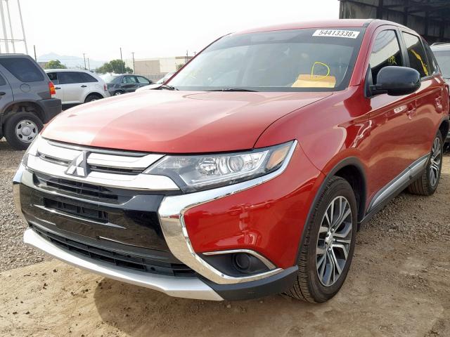 JA4AD2A32JZ015958 - 2018 MITSUBISHI OUTLANDER RED photo 2