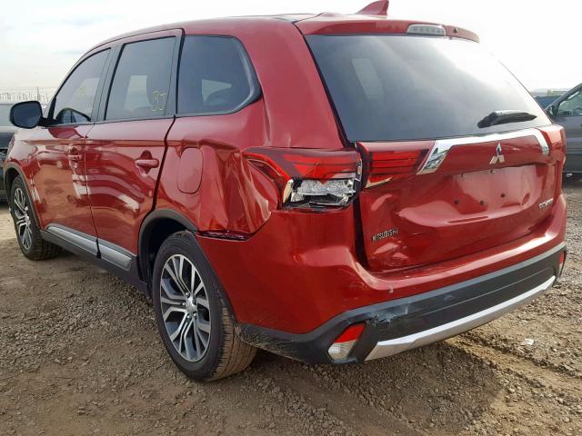 JA4AD2A32JZ015958 - 2018 MITSUBISHI OUTLANDER RED photo 3