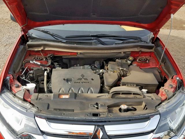 JA4AD2A32JZ015958 - 2018 MITSUBISHI OUTLANDER RED photo 7