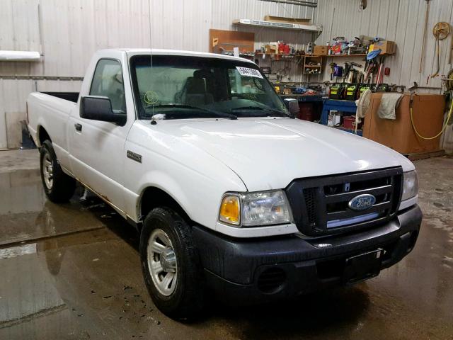 1FTYR10D39PA64636 - 2009 FORD RANGER WHITE photo 1