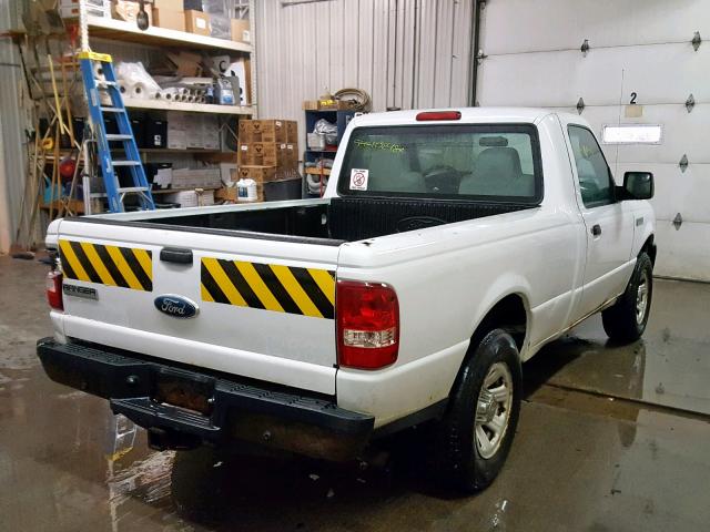 1FTYR10D39PA64636 - 2009 FORD RANGER WHITE photo 4