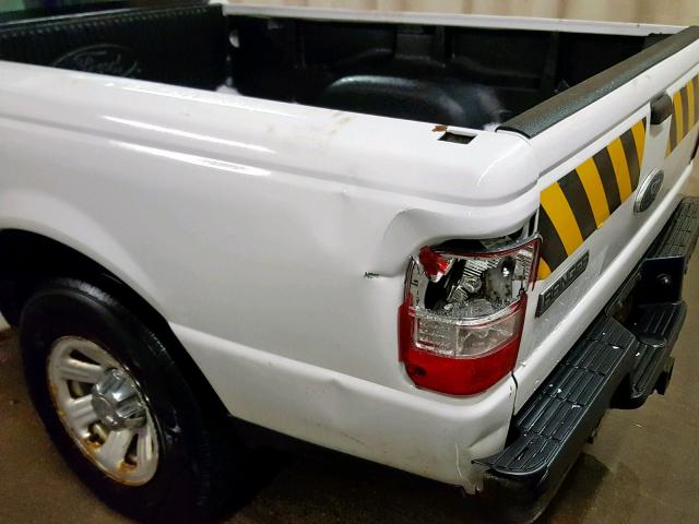 1FTYR10D39PA64636 - 2009 FORD RANGER WHITE photo 9