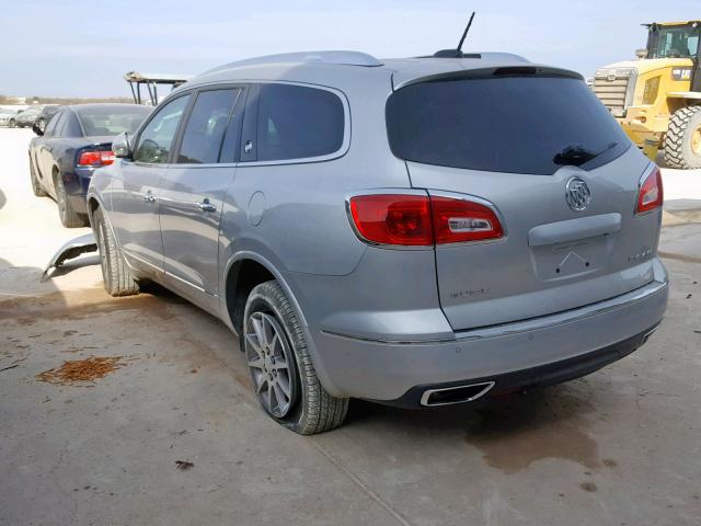 5GAKRAKD1GJ212089 - 2016 BUICK ENCLAVE SILVER photo 3