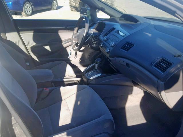 1HGFA16828L075319 - 2008 HONDA CIVIC GRAY photo 5