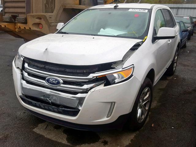 2FMDK3KC7BBA27892 - 2011 FORD EDGE LIMIT WHITE photo 2