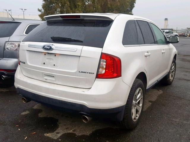 2FMDK3KC7BBA27892 - 2011 FORD EDGE LIMIT WHITE photo 4