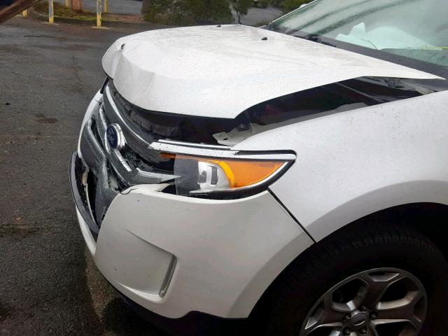 2FMDK3KC7BBA27892 - 2011 FORD EDGE LIMIT WHITE photo 9