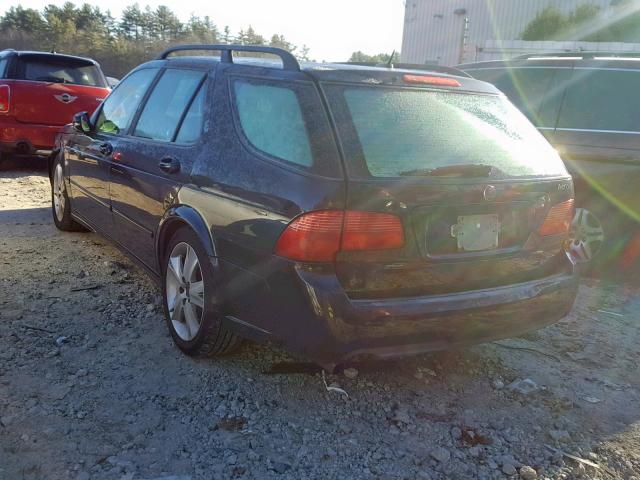 YS3EH59GX73518646 - 2007 SAAB 9-5 AERO BLACK photo 3