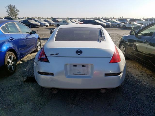 JN1AZ34E55M651791 - 2005 NISSAN 350Z COUPE WHITE photo 6