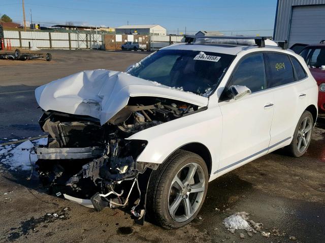 WA1VMAFP4FA034587 - 2015 AUDI Q5 TDI WHITE photo 2