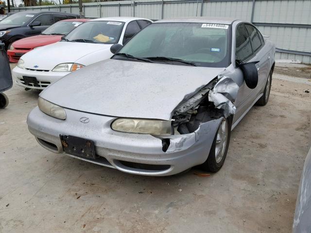 1G3NL52E24C240321 - 2004 OLDSMOBILE ALERO GL SILVER photo 2