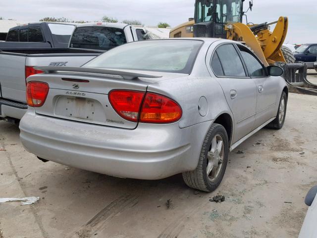 1G3NL52E24C240321 - 2004 OLDSMOBILE ALERO GL SILVER photo 4