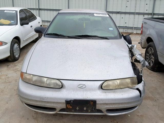 1G3NL52E24C240321 - 2004 OLDSMOBILE ALERO GL SILVER photo 9