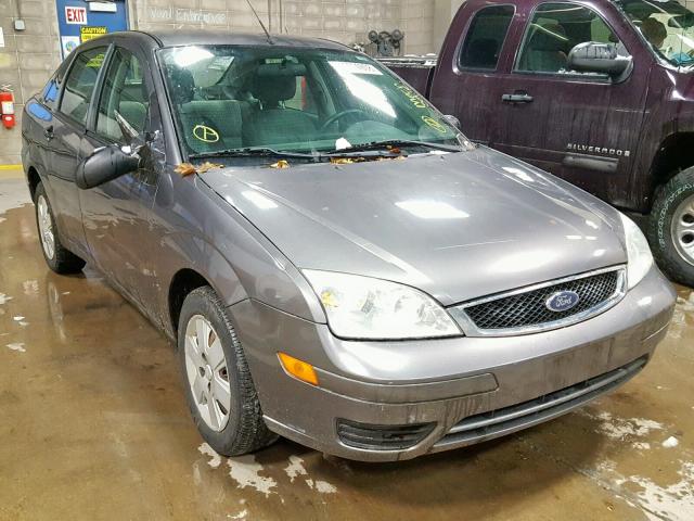 1FAFP34N57W181347 - 2007 FORD FOCUS ZX4 GRAY photo 1