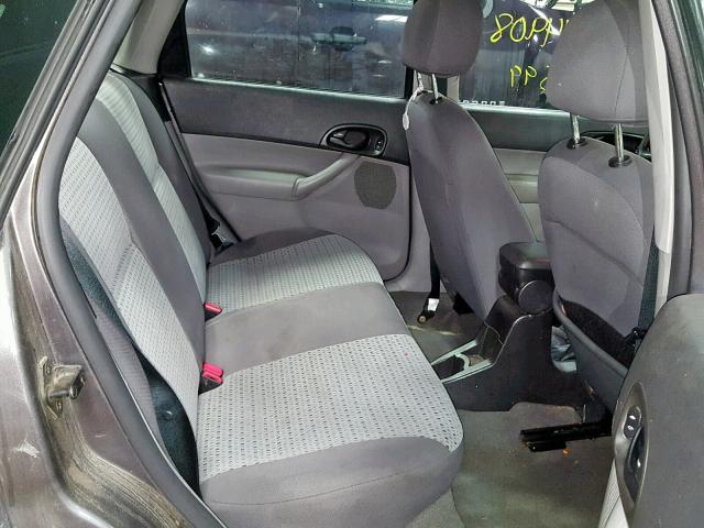 1FAFP34N57W181347 - 2007 FORD FOCUS ZX4 GRAY photo 6