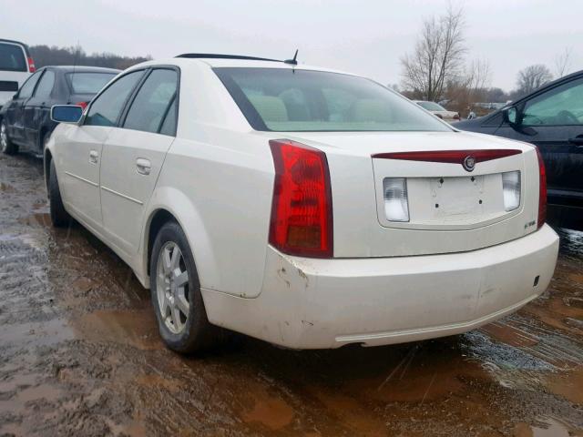 1G6DP567850133257 - 2005 CADILLAC CTS HI FEA WHITE photo 3