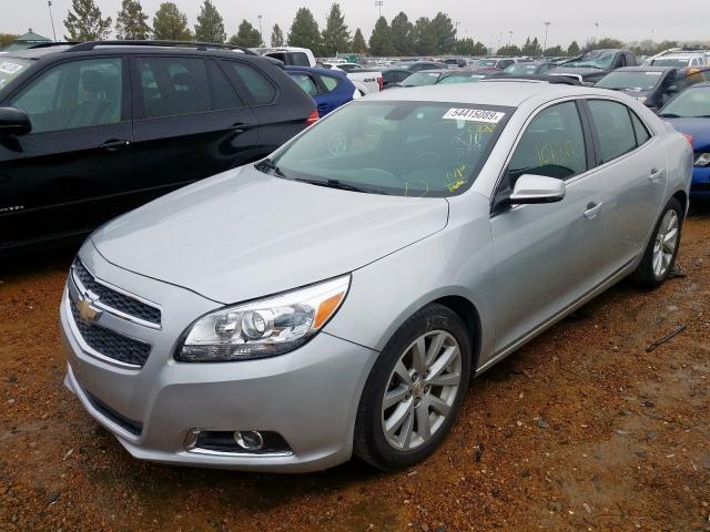 1G11E5SA1DF325485 - 2013 CHEVROLET MALIBU 2LT SILVER photo 2