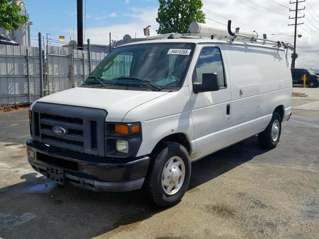 1FTNE2EL4ADA60282 - 2010 FORD ECONOLINE WHITE photo 2