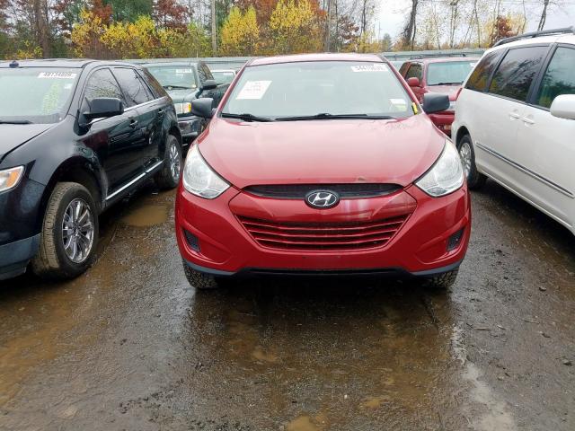 KM8JT3AB8DU563613 - 2013 HYUNDAI TUCSON GL RED photo 9