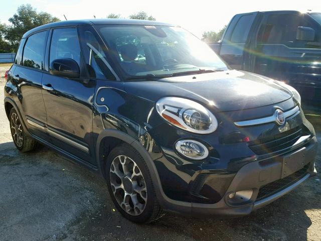 ZFBCFADH7EZ011987 - 2014 FIAT 500L TREKK BLACK photo 1