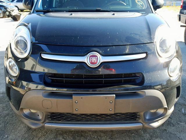 ZFBCFADH7EZ011987 - 2014 FIAT 500L TREKK BLACK photo 9