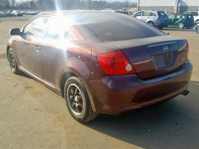JTKDE177460119831 - 2006 TOYOTA SCION TC მუქწითელი ფოტო 3