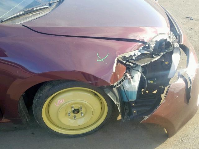 JTKDE177460119831 - 2006 TOYOTA SCION TC მუქწითელი ფოტო 9