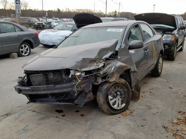 KNAFU4A22B5890008 - 2011 KIA FORTE EX BROWN photo 2