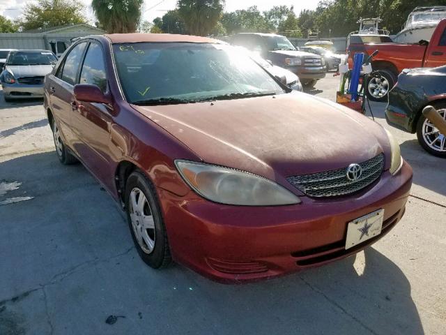 4T1BE32K64U351998 - 2004 TOYOTA CAMRY LE RED photo 1