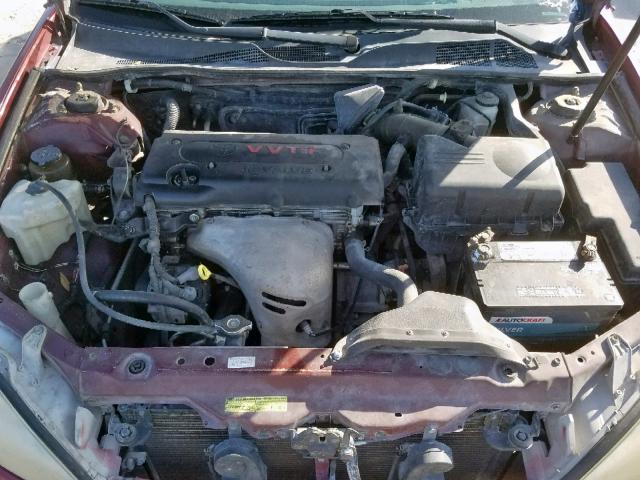 4T1BE32K64U351998 - 2004 TOYOTA CAMRY LE RED photo 7